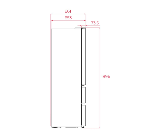Lodówka Teka RFD 77825 SS EU French Door No Frost 189,8cm Stal Nierdzewna 516L - 1525992 - zdjęcie 9